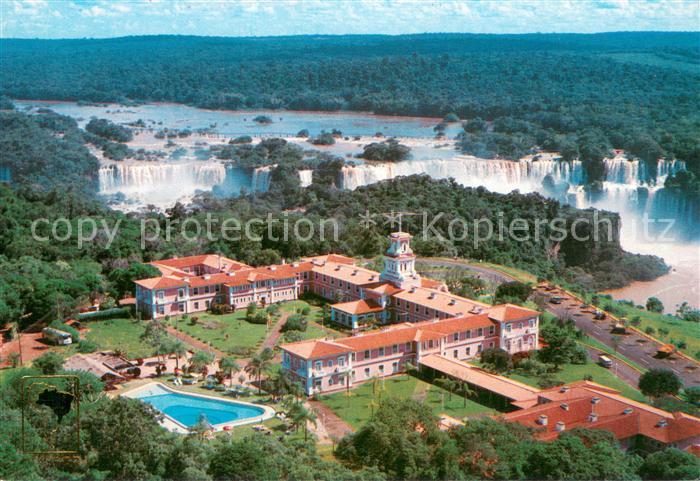 Foz do Iguaçu Aerial view of Iguacu Falls Grand Hotel Wasserfaelle