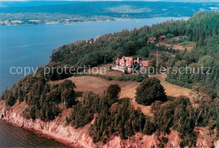 Cape Breton Aerial view of Beinn Bhreagh Home of the late Alexander Graham Bell