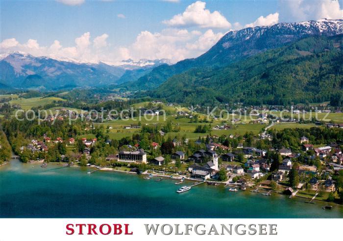 Strobl Panorama Wolfgangsee Alpen
