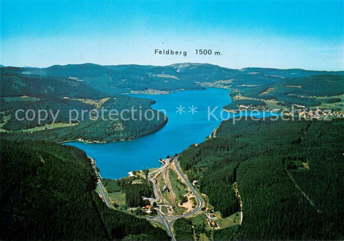 Schluchsee mit Blick zum Feldberg Schwarzwald