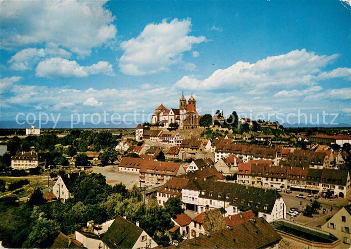 Breisach Rhein Marktplatz und Muensterberg