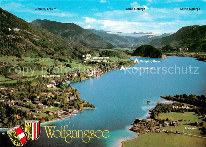 St Wolfgang Salzkammergut Panorama Ferienparadies Wolfgangsee Abersee Strobl Alp