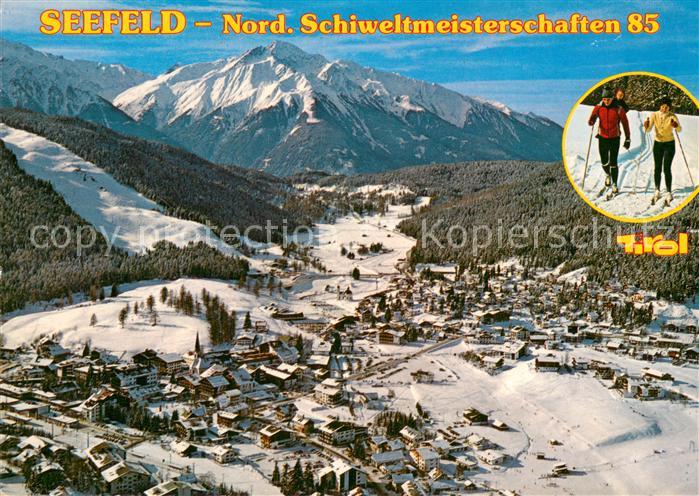 Seefeld Tirol Nordische Schiweltmeisterschaften 1985 Wintersportplatz Alpen