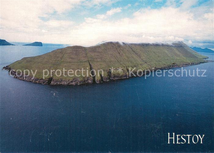 Hestoy Faeroeer Island Fliegeraufnahme