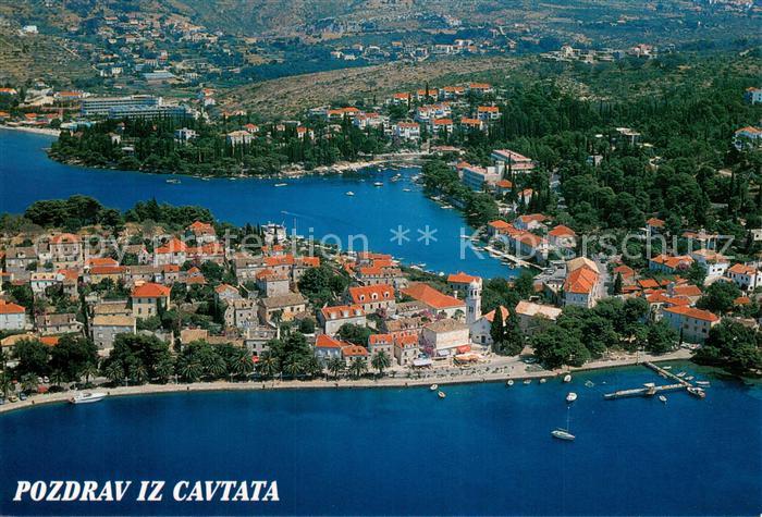 Cavtat Dalmatien Kuestenort Hafen