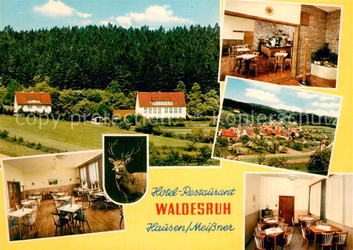 Hausen Witzenhausen Hotel Restaurant Waldesruh Gastraeume Panorama