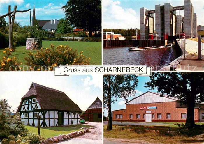 Scharnebeck Lueneburg Park Schleuse Fachwerkhaus Schuetzenhaus