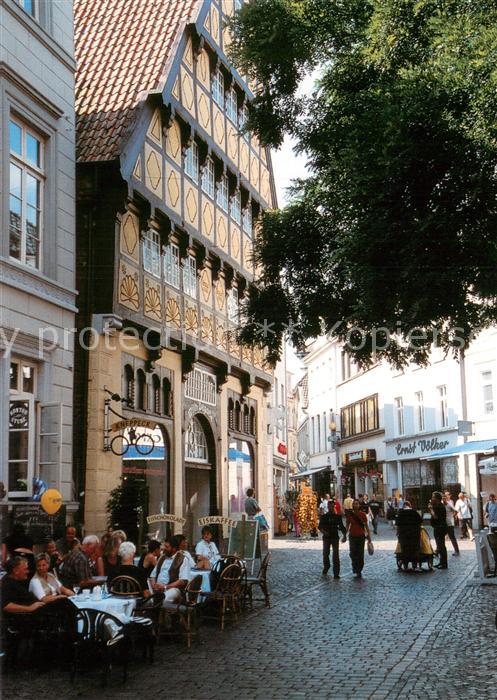 Oldenburg Niedersachsen Degode Haus Strassencafe