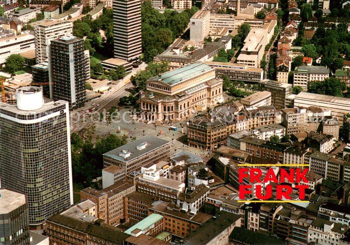 Frankfurt Main Fliegeraufnahme