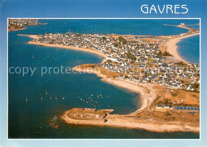 Gavres Vue generale aerienne de la Presqu ile