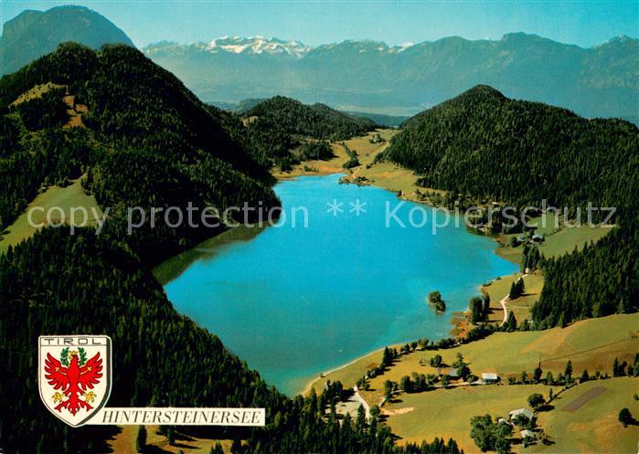 Hintersteinersee mit Rofangebirge Fliegeraufnahme