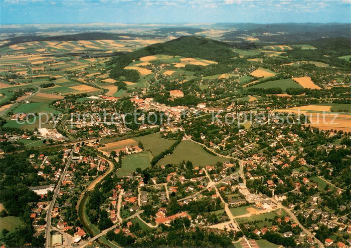 Neulengbach Fliegeraufnahme mit Burg Neulengbach