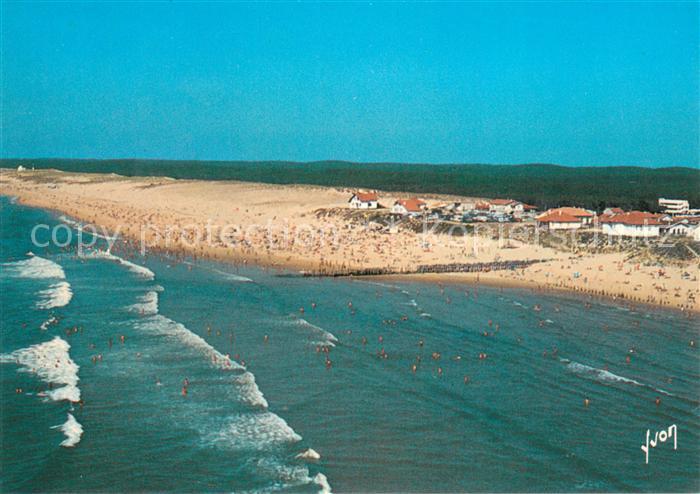 Mimizan Landes Vue aerienne de la Plage