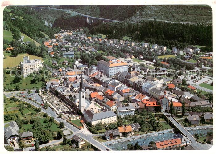 Gmuend Kaernten Fliegeraufnahme