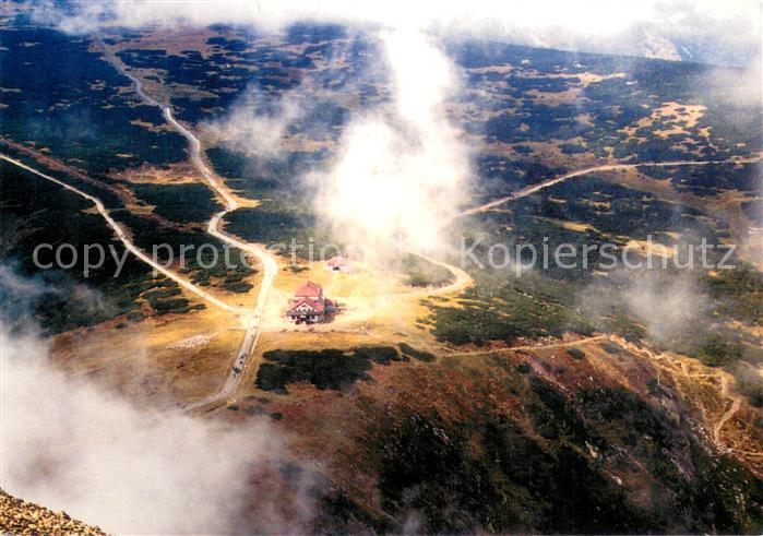 Sniezka Czechia Dom Staski na Rowni pod Sniezka Fliegeraufnahme