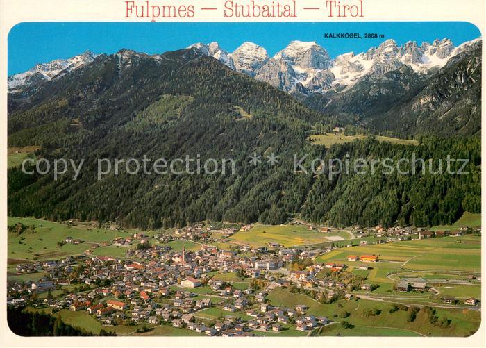 Fulpmes Tirol Fliegeraufnahme Stubaital