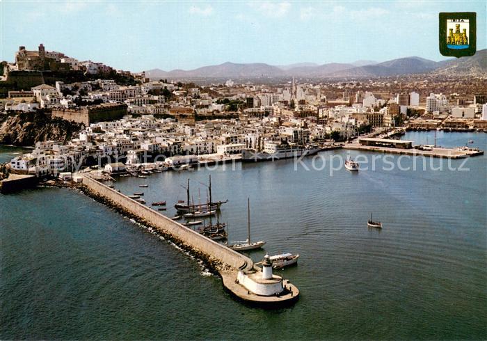 Ibiza Islas Baleares Puerto de Ibiza Fliegeraufnahme