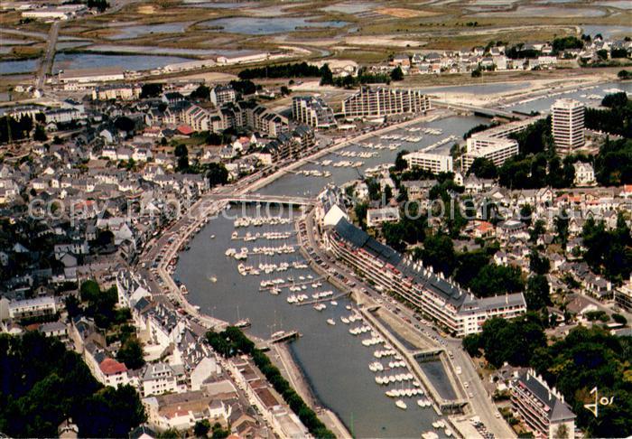 La Baule sur Mer 44 Le Pouliguen Etier et le centre nautique Vue aerienne