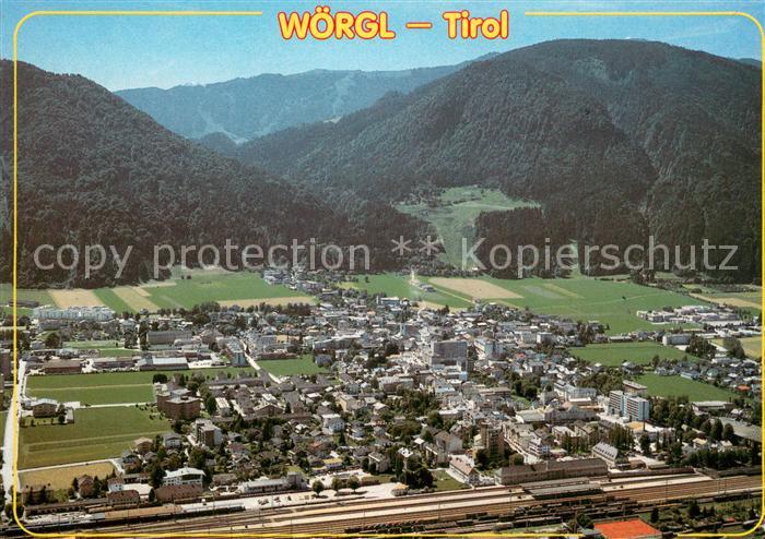 Woergl Tirol Fliegeraufnahme mit Markbachjoch