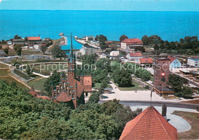 Frombork Frauenburg Ostpreussen Widok w strone Zalewa Wislanego