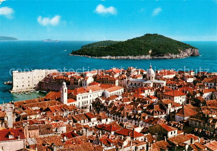 Dubrovnik Ragusa Fliegeraufnahme