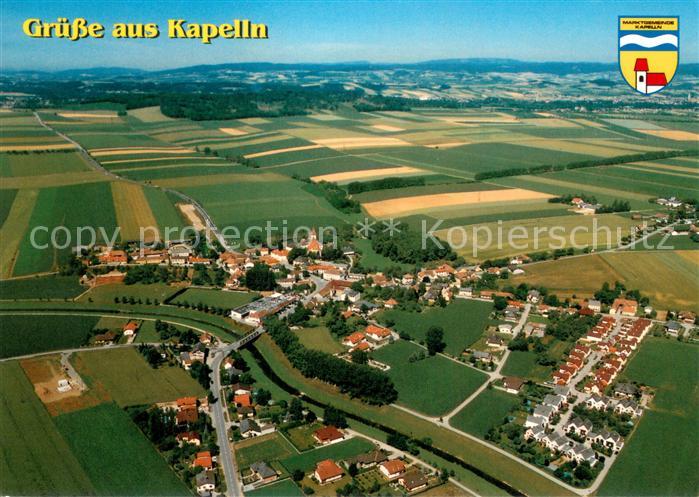 Kapelln Marktgemeinde Fliegeraufnahme