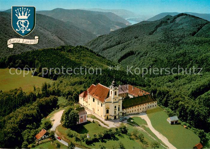 Maria Langegg Wallfahrtskirche Servitenkloster Fliegeraufnahme