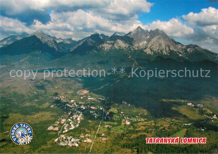 Tatranska Lomnica Fliegeraufnahme
