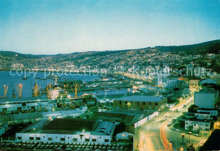 Valparaiso Chile Fliegeraufnahme