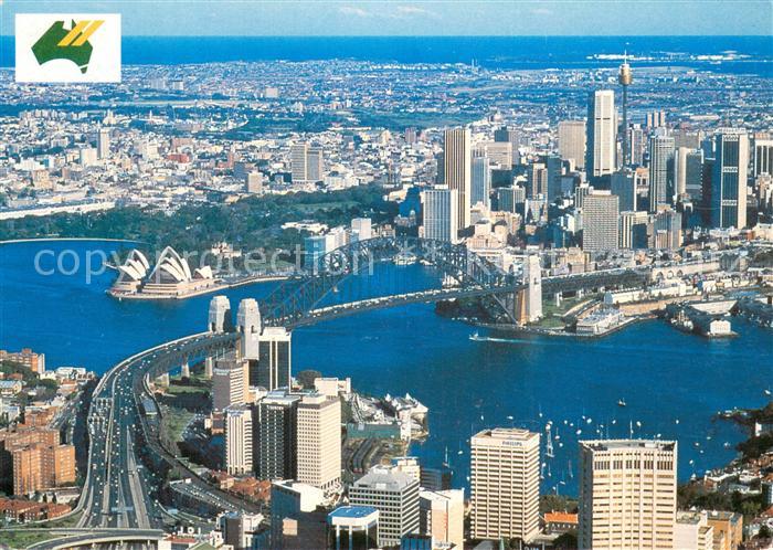 Sydney New South Wales Air view Opera