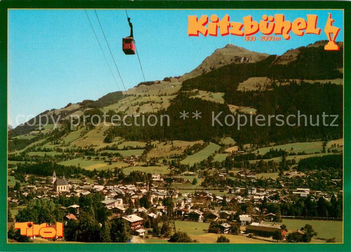 Kitzbuehel Tirol mit Kitzbueheler Horn