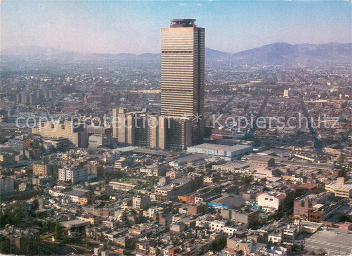 Mexico City D.F. Torre de Petroleos Mexianos Fliegeraufn