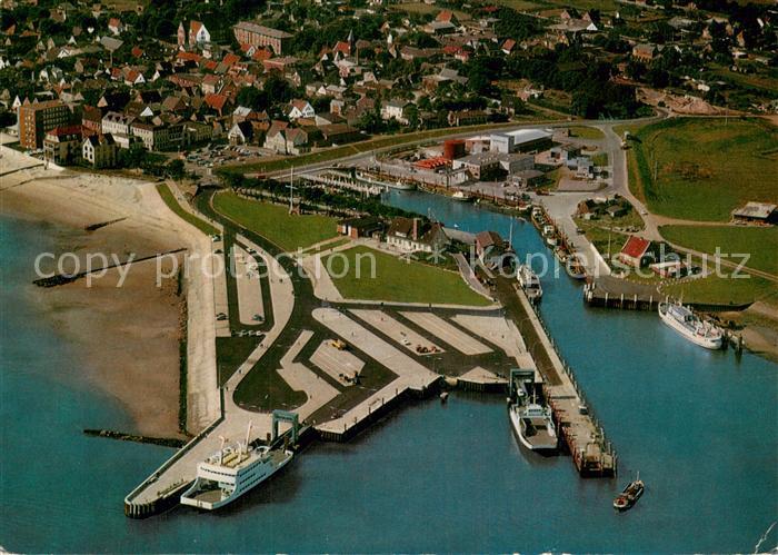 Wyk Foehr Faehranleger Fliegeraufnahme