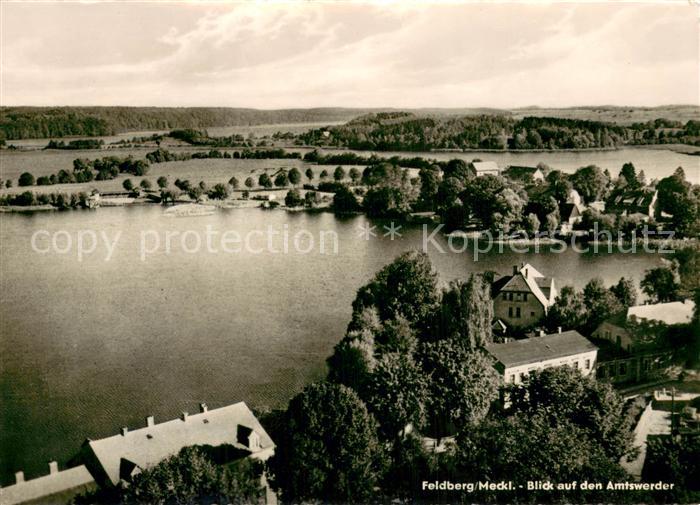 Feldberg Mecklenburg Blick auf den Amtswerder