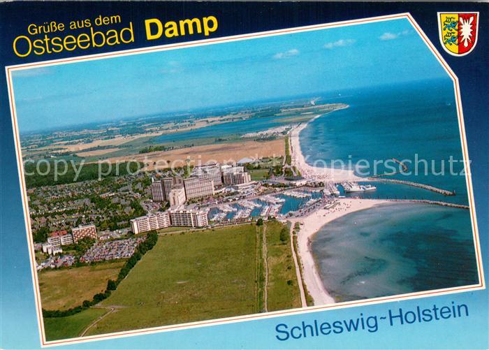 Damp Ostseebad Fliegeraufnahme