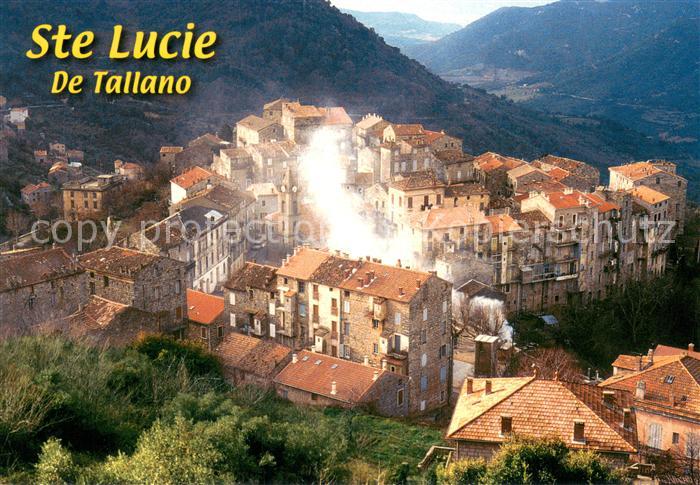 Sainte-Lucie-de-Tallano Le village Vue aerienne