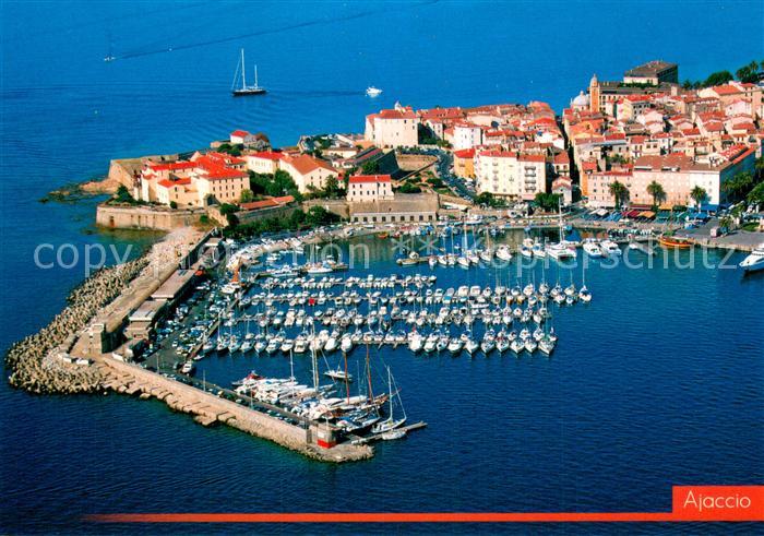 Corse Ile de Port Tino Rossi Fliegeraufnahme