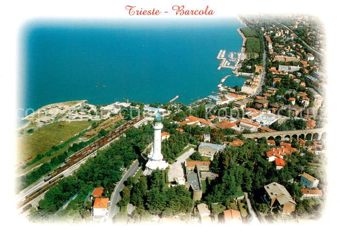 Barcola Fliegeraufnahme mit Siegesleuchtturm