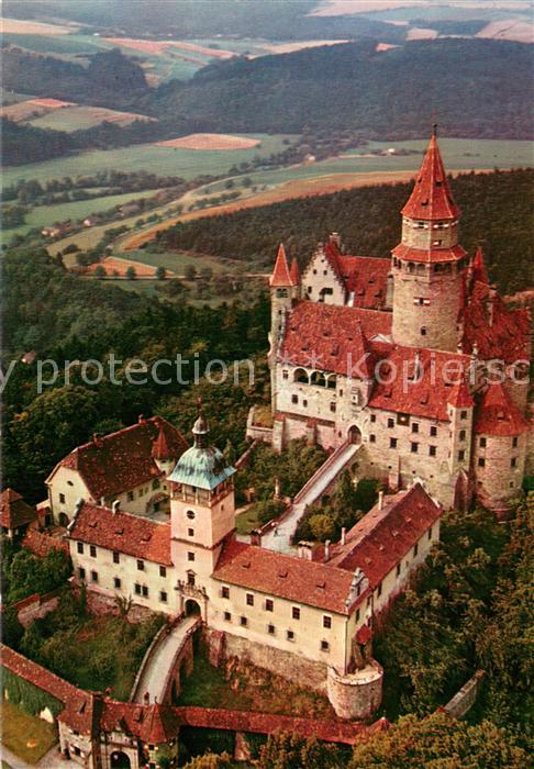 Bouzov Praha Burg Fliegeraufnahme