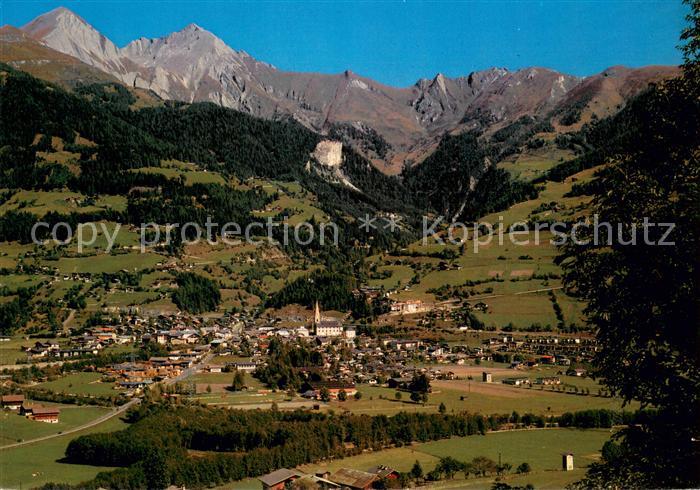 Matrei Osttirol Panorama mit Bretterwandspitze und Kendl Spitze