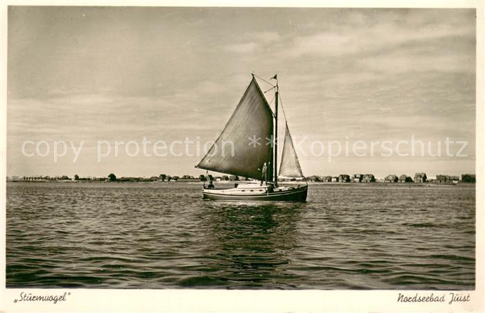 Juist Nordseebad Segelboot Sturmvogel