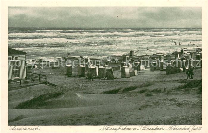 Juist Nordseebad Strandansicht