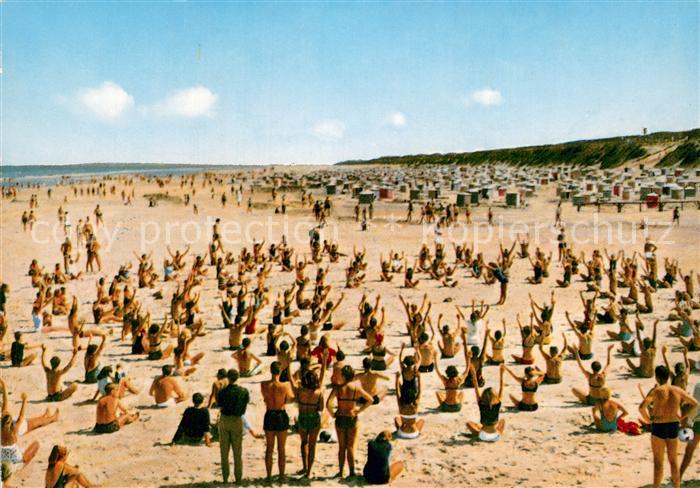 Juist Nordseebad Strandgymnastik