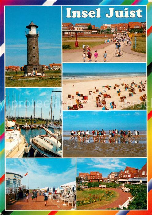 Juist Nordseebad Leuchtturm Strand Hafen Wattwanderung Kurpark Strandpromenade