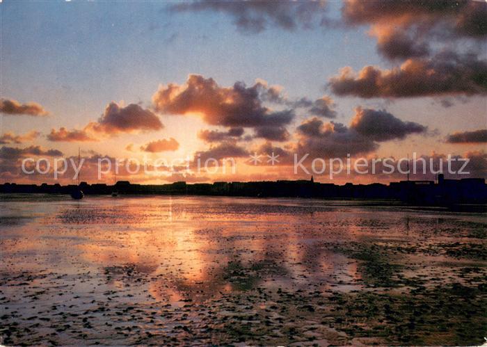 Juist Nordseebad Sonnenuntergang