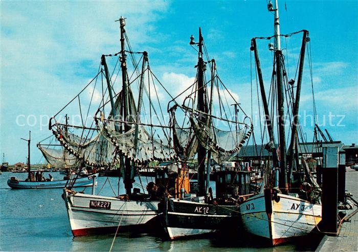 Norddeich  Norden Nordseebad Fischkutter Hafen