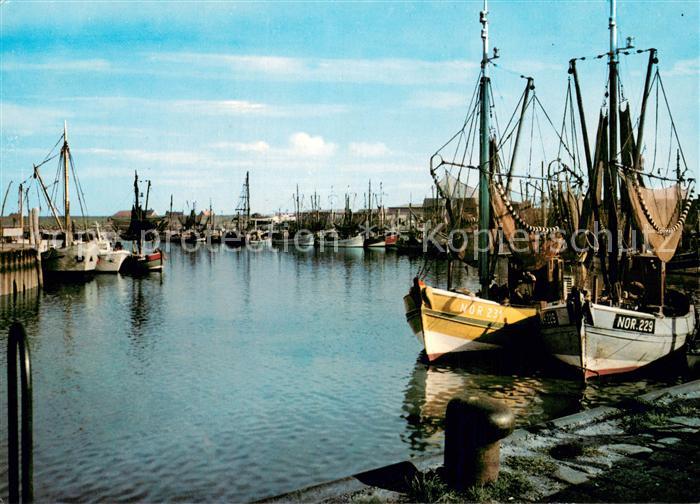 Norddeich  Norden Nordseebad Hafen Fischkutter