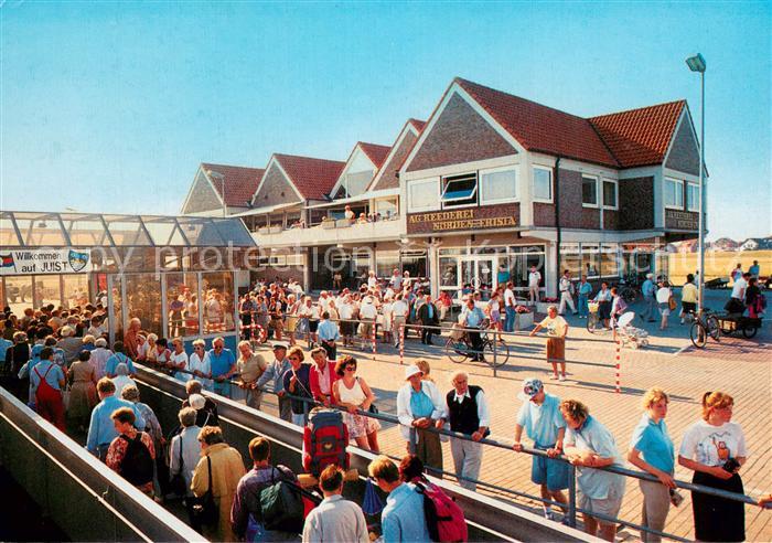Juist Nordseebad Ankunft auf der Insel