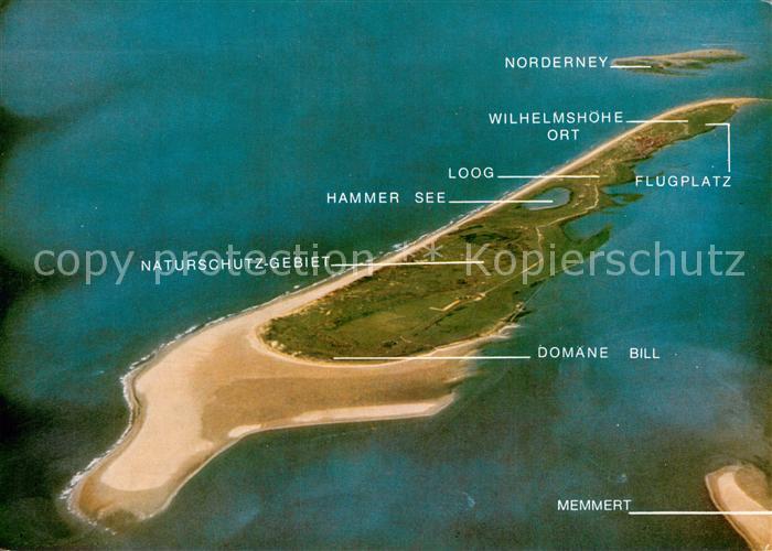 Juist Nordseebad mit Inseln Norderney und Memmert
