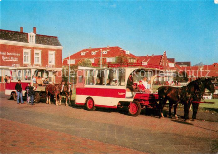 Juist Nordseebad Pferdebus